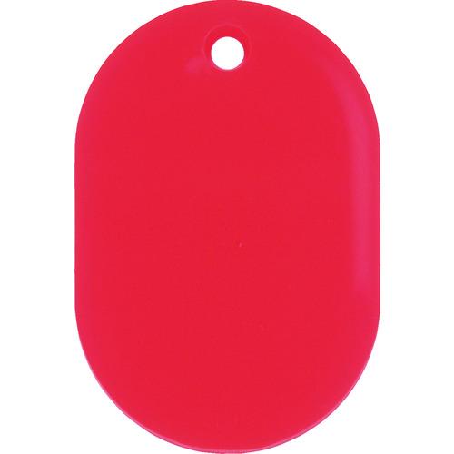 リョクジュウジ 緑十字 小判札(無地札) 小判札45-R 赤 45×30mm スチロール樹脂 200...