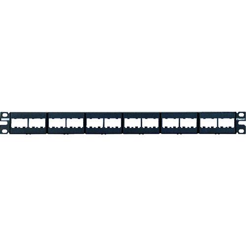 パンドウイット PANDUIT モジュラーパッチパネル枠 4ポートフェースプレートタイプ 24ポート...