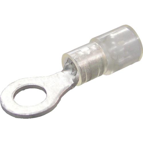 ニチフ 環境配慮形絶縁被覆付丸形端子R形(100個入)より線0.3~1.65外寸5.6mmスタッド径...