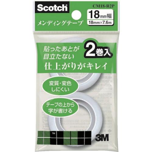 スリーエム 3M 事務用テープ メンディングテープ小巻 詰替え用 18mm×7.6m CM18-R2...