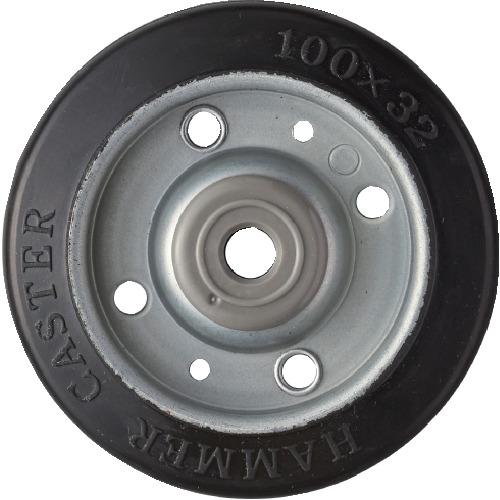 ハンマー S型 ゴム車 100mm 車輪のみ 425S-R100