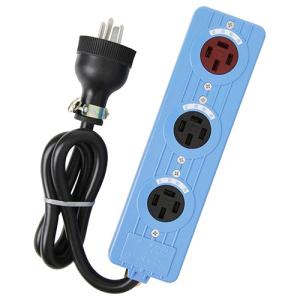 ミナト工業　4Pトリプルタップ　6個セット フジマック ミナト工業 4P(接地3P-20A-250V)トリプルタップ 延長コード