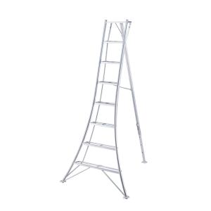 週末セール！ ハセガワ　オールアルミ三脚脚立　園芸三脚のスタンダードタイプ　GSC-300 長谷川工業 (ハセガワ) GSC-240A アルミ園芸三脚立 240cm（8尺）園芸