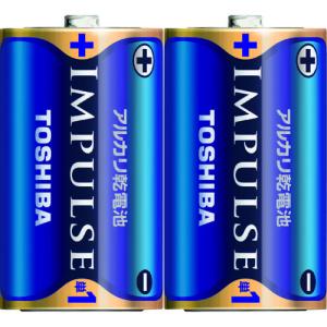 東芝 IMPULSE アルカリ乾電池 単一形(2本入り) (5Pk) 品番：LR20H 2KP｜kouguland