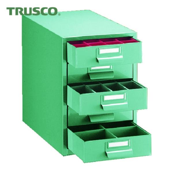 トラスコ TRUSCO ツールケース 233X410XH348 引出5段 プラボックス付 (1台) ...