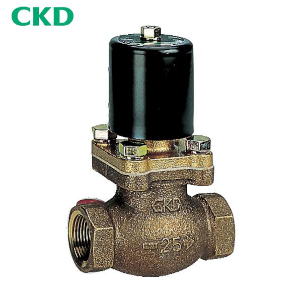 CKD 水用パイロットキック式2ポート電磁弁 100V (1台) 品番：PKW-10-27-AC10...