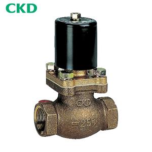 CKD 蒸気用パイロットキック式2ポート電磁弁 (1台) 品番：PKS-06-27-AC200V