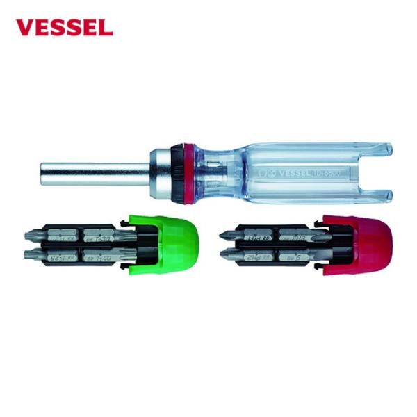 ベッセル VESSEL TD-6816MG ラチェットドライバー 16本組 TD-6816MG (1...