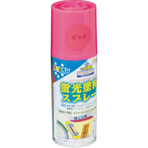 アサヒペン 蛍光塗料スプレー 100ML ピンク (1本) 品番：507792