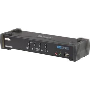 ATEN KVMPスイッチ 4ポート / DVI / デュアルリンク / USB2.0ハブ搭載 (1台) 品番：CS1784A