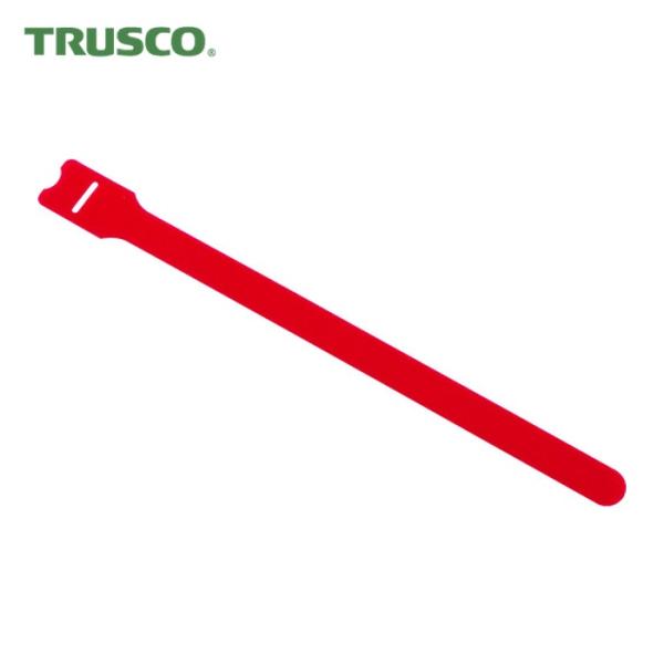 トラスコ TRUSCO マジックバンド ストラップ 40cm 赤 (4本入) (1袋) MKS-38...