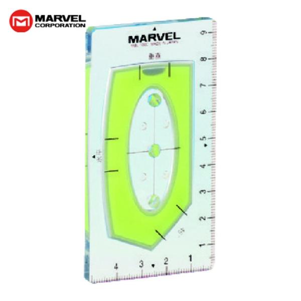 マーベル MARVEL MBL-100C 水平器 電工カードレベル 長さ95×高さ51×厚さ5mm ...