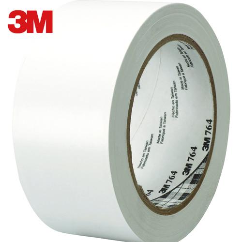 3M ラインテープ 764 白 50.8mm×32.9m (1巻) 品番：764 WHI 50X32