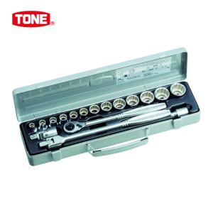 TONE（トネ） S2187C ソケットレンチセット 6角タイプ 差込角6.35mm 25