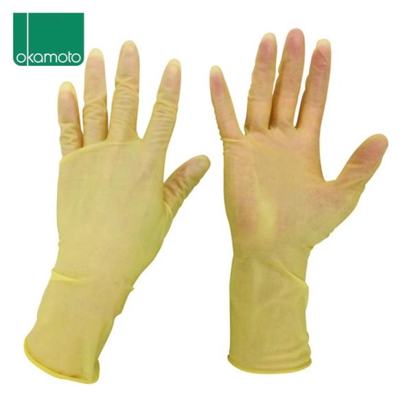 okamoto 天然ゴム手袋 ミクロハンドCRガンマー滅菌スムース 8.0 (20枚入) (1袋) ...