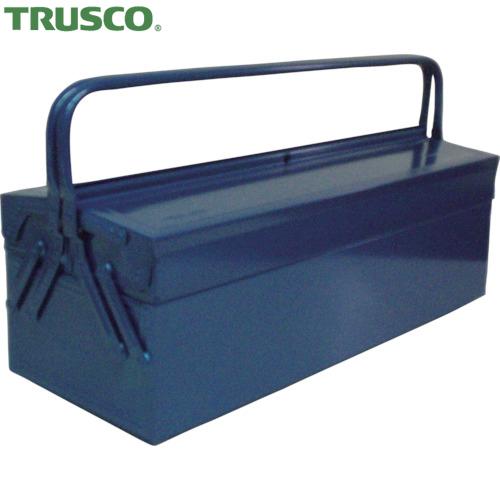 TRUSCO(トラスコ) 2段式工具箱 600X220X305 ブルー (1個) GL-600-B