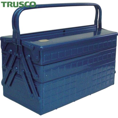 TRUSCO(トラスコ) 3段式工具箱 412X220X343 ブルー (1個) GT-410-B