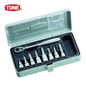 TONE ヘキサゴンソケットレンチセット　No.H3082 TONE（トネ） H3082 ヘキサゴンソケットレンチセット差込角9.5 (1S