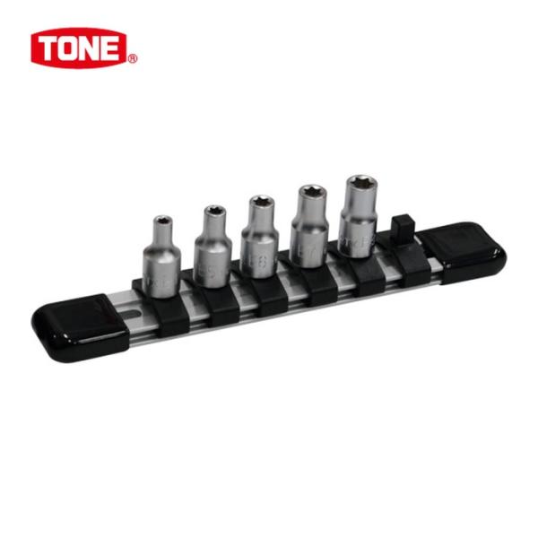 TONE トネ HTXE205 ヘックスローブソケットセット E型トルクスソケットセット(ホルダー付...
