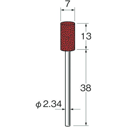 リューター 精密加工用軸付砥石G1022 (1袋) 品番：G1022
