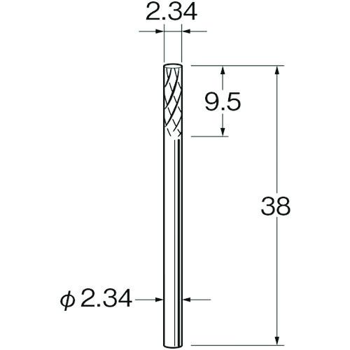 リューター 精密加工用超硬カッターK1632 (1袋) 品番：K1632