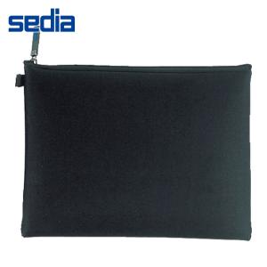セキセイ sedia 超厚クッションケース ブラック (1冊) AZ-1365-60