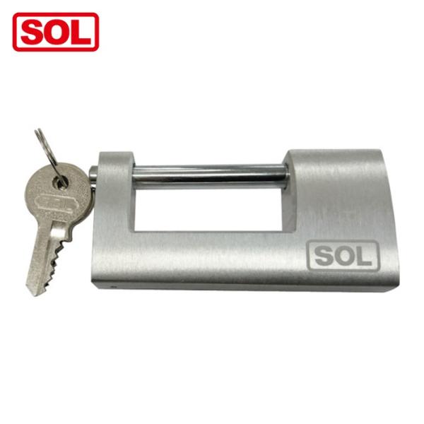 SOL ソール 5700-80SD No.5700 アルミ倉庫錠 同一鍵定番 80mm (1個)
