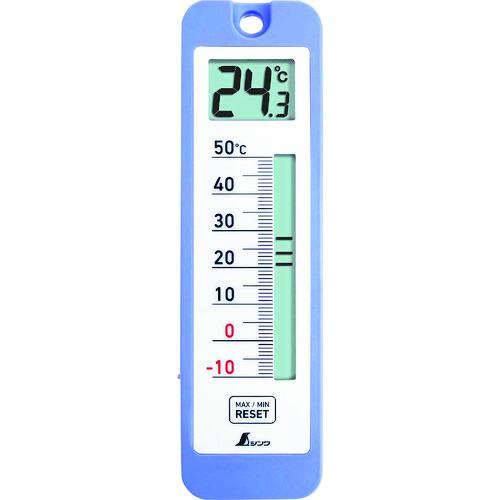シンワ デジタル温度計 D-10 最高・最低 防水型 (1個) 品番：73043