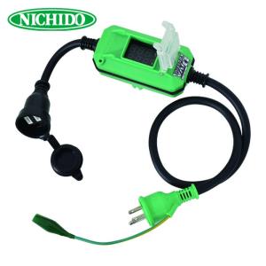 日動工業 NICHIDO SSW-0.5 防雨型センサーコード 100V 2芯 0.5m (1本