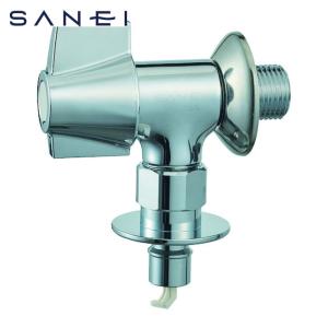 SANEI（サンエイ） 洗濯機用送り座水栓 オートストッパー付き
