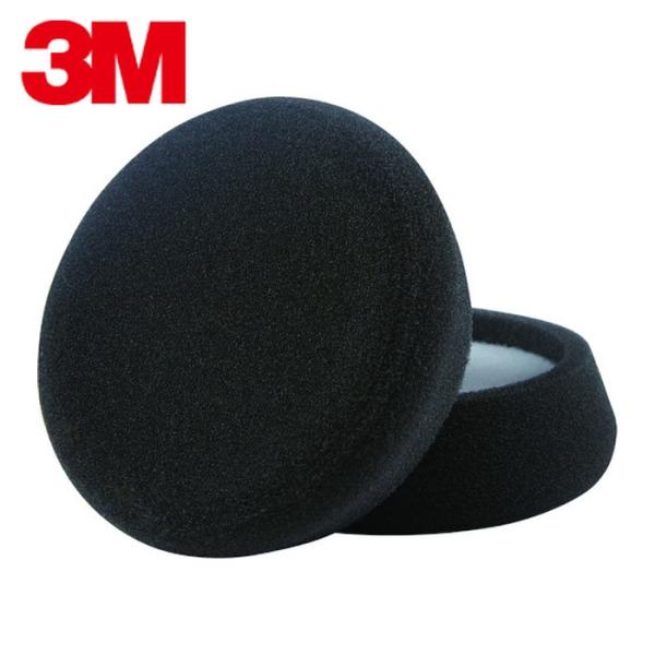 3M スリーエム ミニスポンジバフ 仕上げ用・黒 30042 内径75mm 外径100mm（1袋2枚...