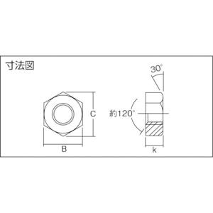 トラスコ TRUSCO 六角ナット1種 ステン...の詳細画像2