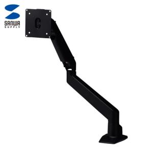 サンコー 縦型3面ロングポールモニターアーム (1台) 品番：MARM196FB