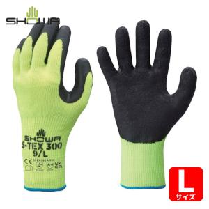 ショーワグローブ 作業手袋 耐切創手袋 ハガネコイル S-TEX300 Lサイズ (1双) 品番：S-TEX300-L