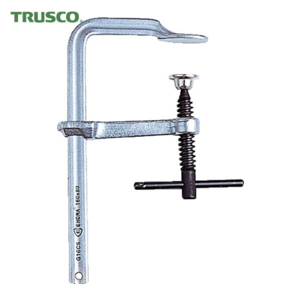 TRUSCO エホマクランプ 鉄ハンドル 最大口開160mmX深さ80mm (1丁) G-16CS