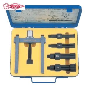 SUPER TOOL スーパーツール スライドハンマベアリングプーラセット (1S