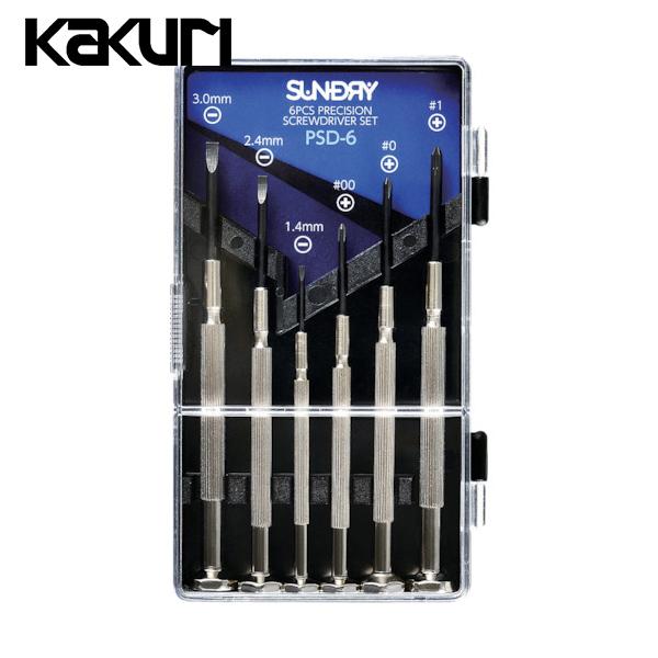 KAKURI SUNDRY 精密ドライバーセット PSD-6(1S) 品番：41448