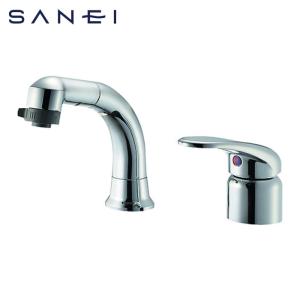 SANEI サンエイ シングル台付混合栓 (1台) 品番：K676V-13 : 工具