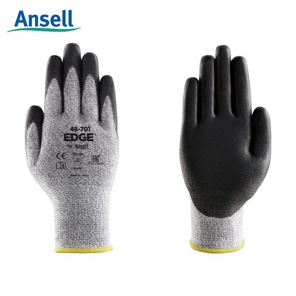 アンセル 耐切創手袋 エッジ 48-701 XSサイズ (1双) 品番：48-701-6