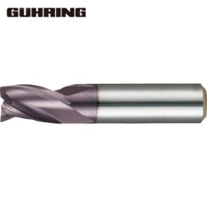 グーリング 3枚刃エンドミル スタブFIREコート 16mm (1本) 品番：3684 16.000｜kouguland