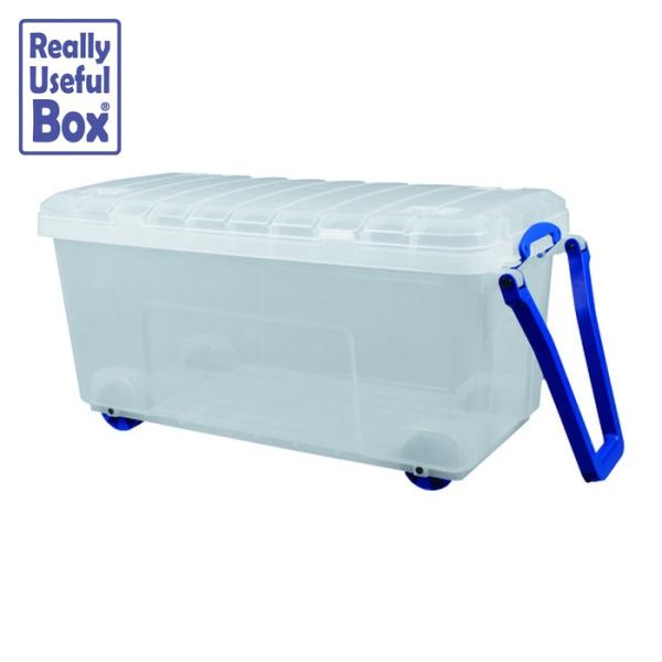 RUP 64L Really Useful Wheeled Trunk クリア (1個) 64-WH...