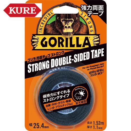 KURE クレ 呉工業 強力両面テープ ゴリラ両面テープ ストロング 25.4mm×1.52m×厚さ...