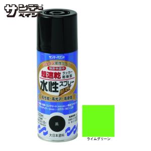 サンデーペイント 水性ラッカースプレーMAX 300ml ライムグリーン  品番：262069