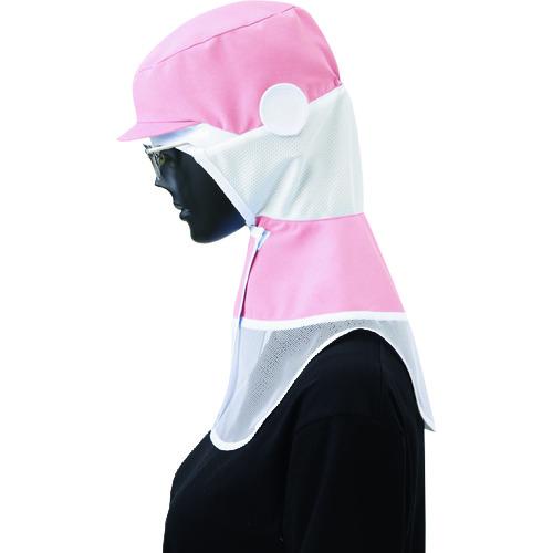 サンペックス ロングフード 衛生帽子 ピンク M (1枚) CD-590-D1-M