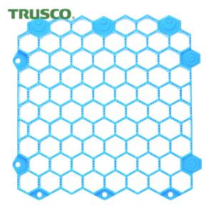 トラスコ TRUSCO 抗菌・防炎ジョイントスノコ 土足用 ブルー (1枚) TJDDS15-BL