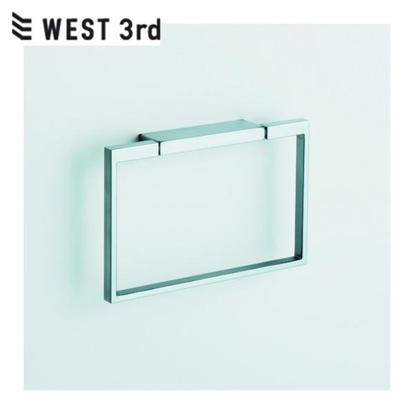 ウエスト WEST 46M-N0002-SHC タオルリング 46M シルバーヘアライン (1個)