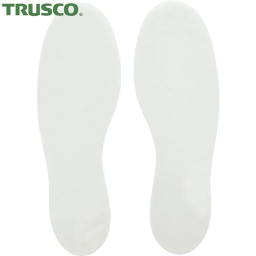 TRUSCO(トラスコ) 耐久フロアサイン足型 白 2枚(1シート) (1袋) DFSF-W