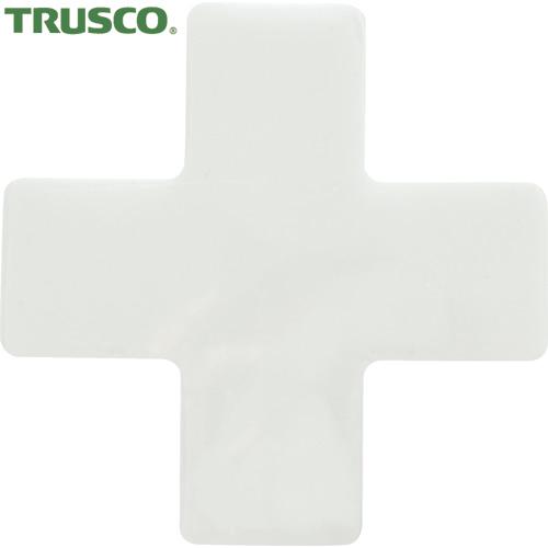 TRUSCO(トラスコ) 耐久フロアサインズX型 Mサイズ 白1枚(1シート) (1袋) DFSX-...