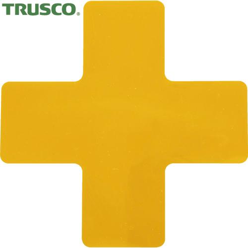 TRUSCO(トラスコ) 耐久フロアサインズX型 Mサイズ 黄1枚(1シート) (1袋) DFSX-...