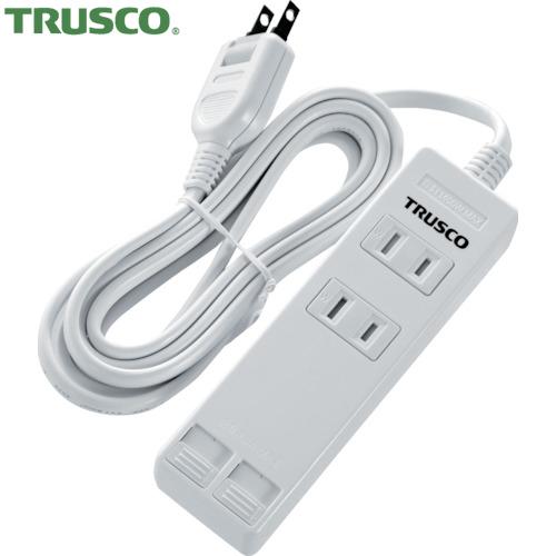 TRUSCO(トラスコ) USB充電ポート付きタップ 2個口2ポート4.8A (1個) TUT2S-...